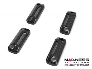 Alfa Romeo 4C Interior Door Handle Trim Set - Carbon Fiber